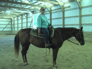 Cindy Smith and Zips QT Missouri Horse Trainers - Zips QT